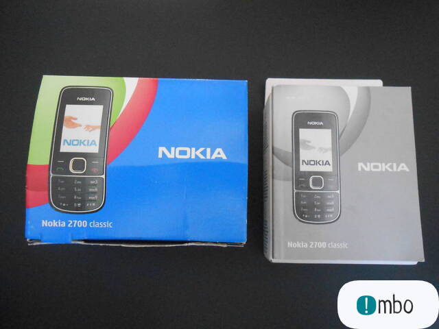 Sprzedam NOKIA 2700 Classic instrukcję obsługi z pudełkiem - 1